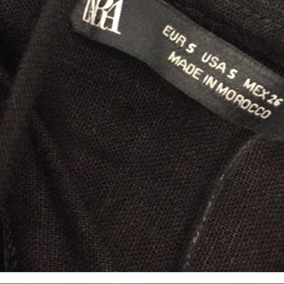 ZARA BLACK LINEN WRAP BOW TIE BACK MIDI MAXI DRESS $69.90 - Picture 13 of 14